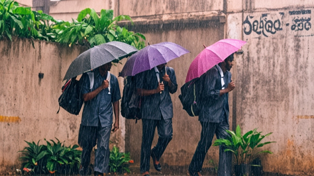 केरल में भारी बारिश के कारण कई जिलों में शैक्षणिक संस्थान बंद