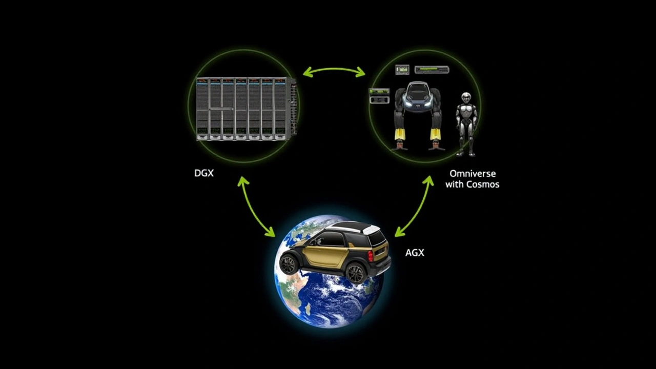 NVIDIA का एआई रोबोटिक्स के लिए त्रि-इलेक्ट्रॉनिक कोसमोस का अनावरण